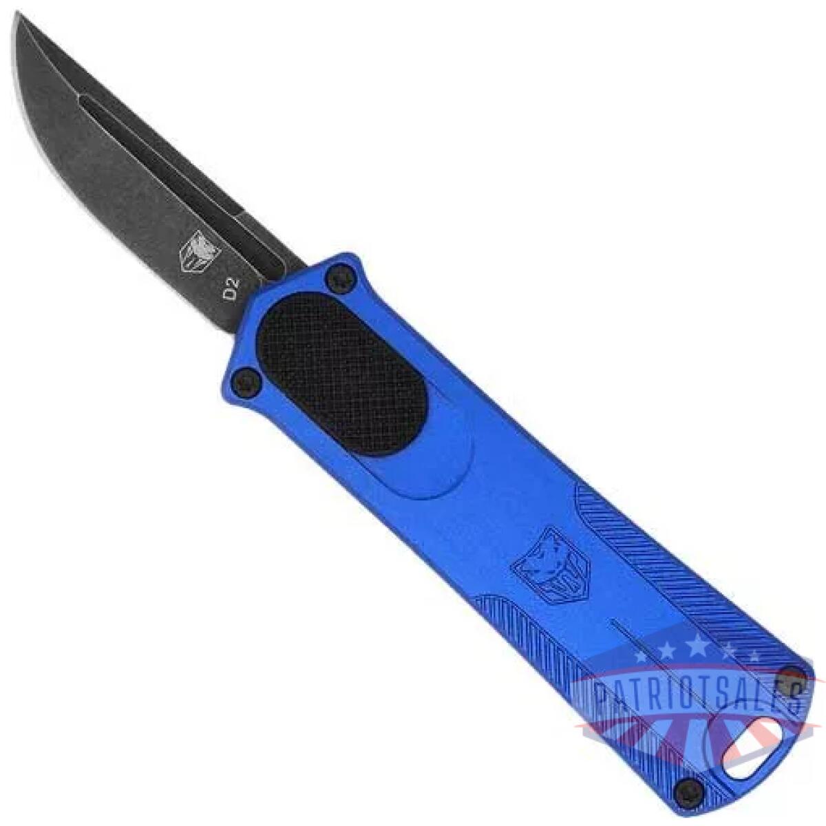 Cali952bludns - cobratec california 952 otf - blue 1. 75" d2 steel drop pnt - cali952bludns