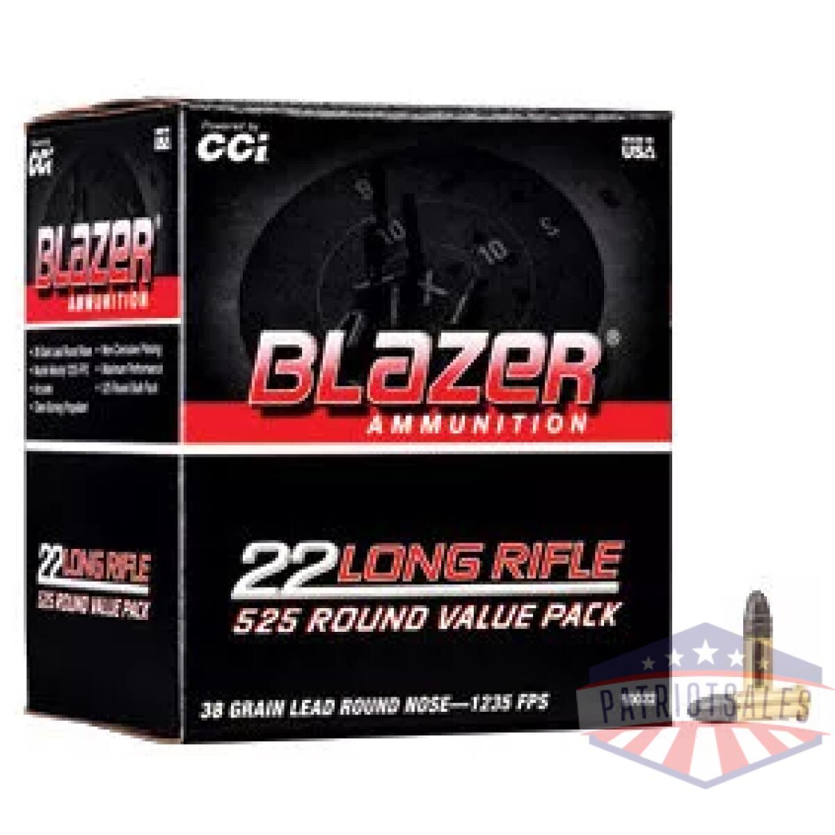 Cci10022_1 - blazer 22lr 38gr 525ct bx 525/5250 - cci10022 1