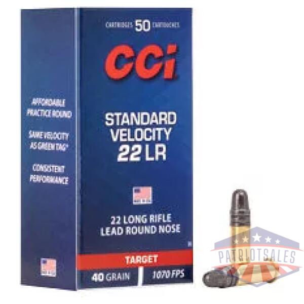 CCI 22LR STANDARD VEL INTL 50/5000
