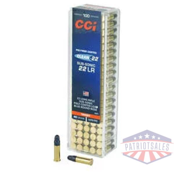 CCI 22LR SUB 40GR LRN BLUE 100/5000