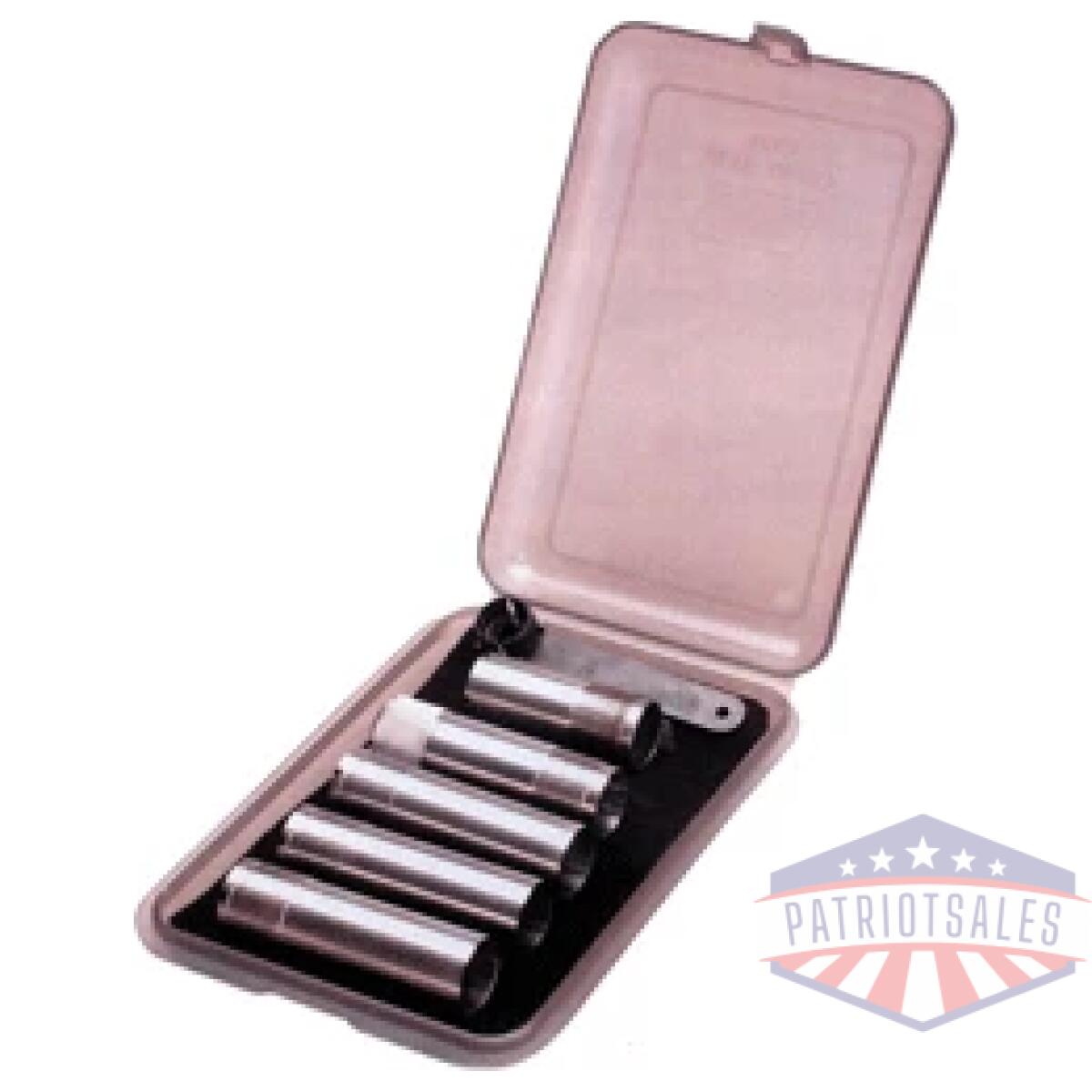 Ct641 - mtm choke tube case for - 6-extension tubes smoke - ct641