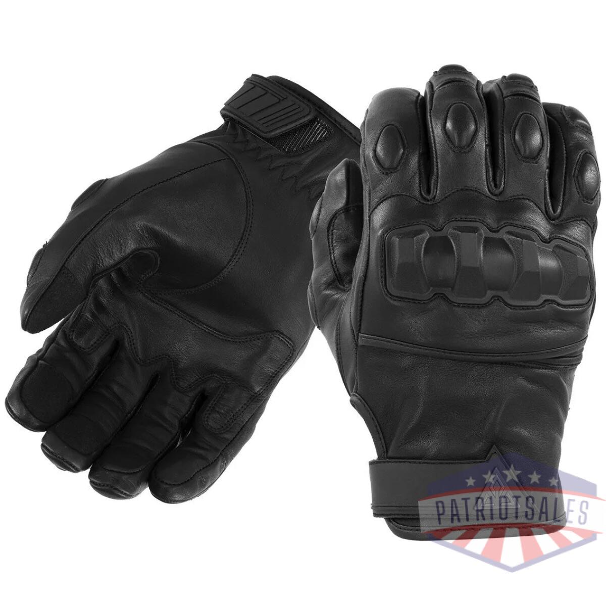 Dm-pg1lg - phenom 6 hard knuckle riot control gloves - dm pg1lg