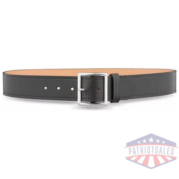 1-3/4"" Plain Leather Garrison Belt with Nickel Buckle