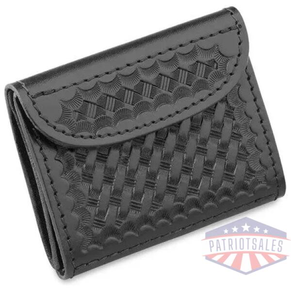 Basketweave Leather Glove Case
