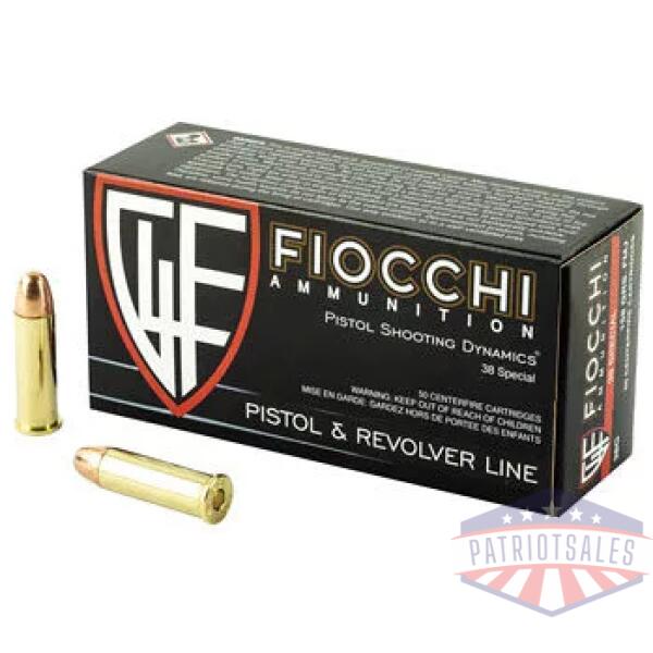 FIOCCHI 38SPL 158GR FMJ 50/1000