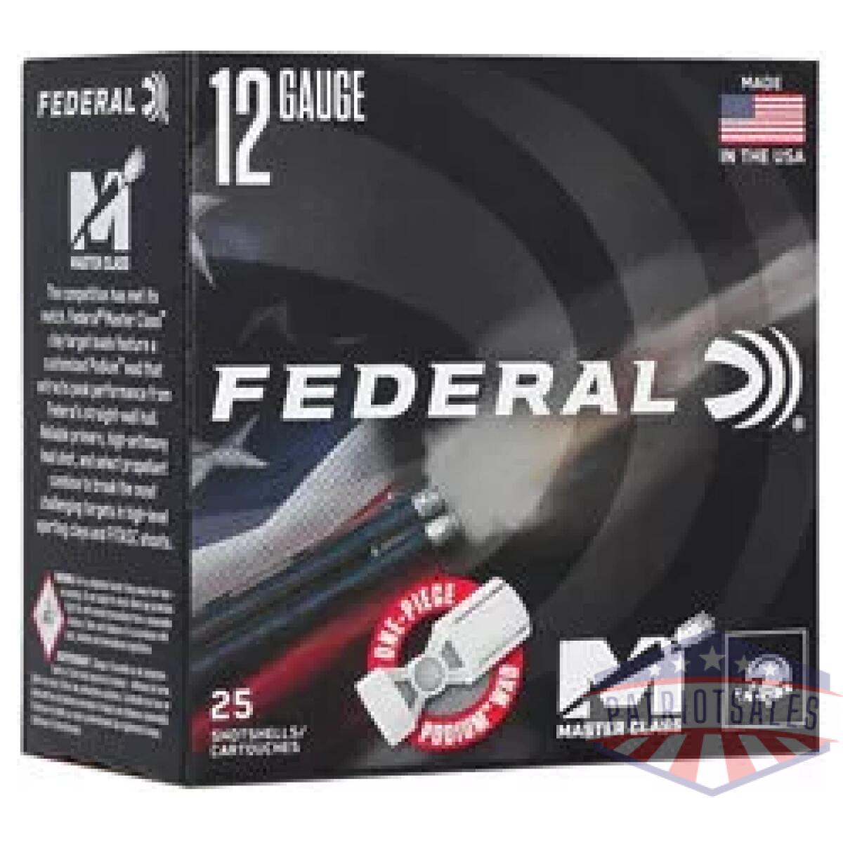 Femc12hc8_1 - fed mast cls 12ga 2. 75" 1 1/8oz #8 - femc12hc8 1
