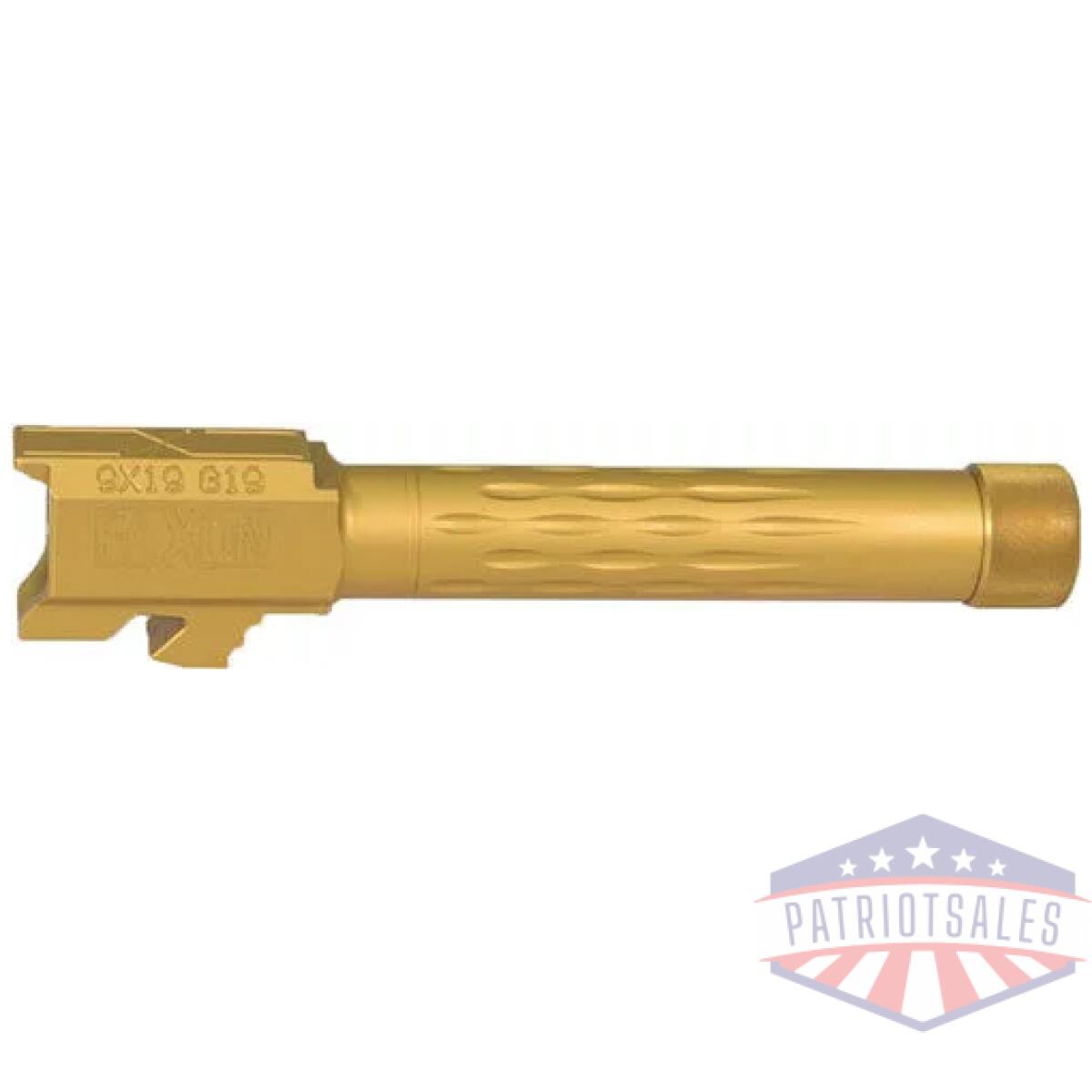 Ff23468 - faxon fits glock 19 barrel 9mm - flame fluted threaded tin - ff23468