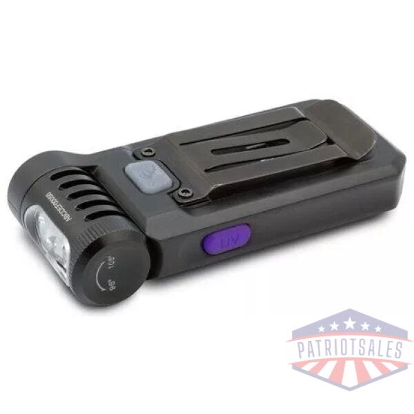 SW05R-UV Clip on flashlight black