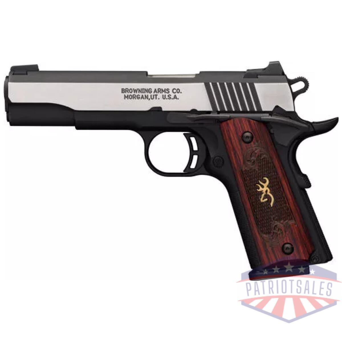 Browning 1911-380 black label - medallion pro 4. 25" nt st wood - image 2
