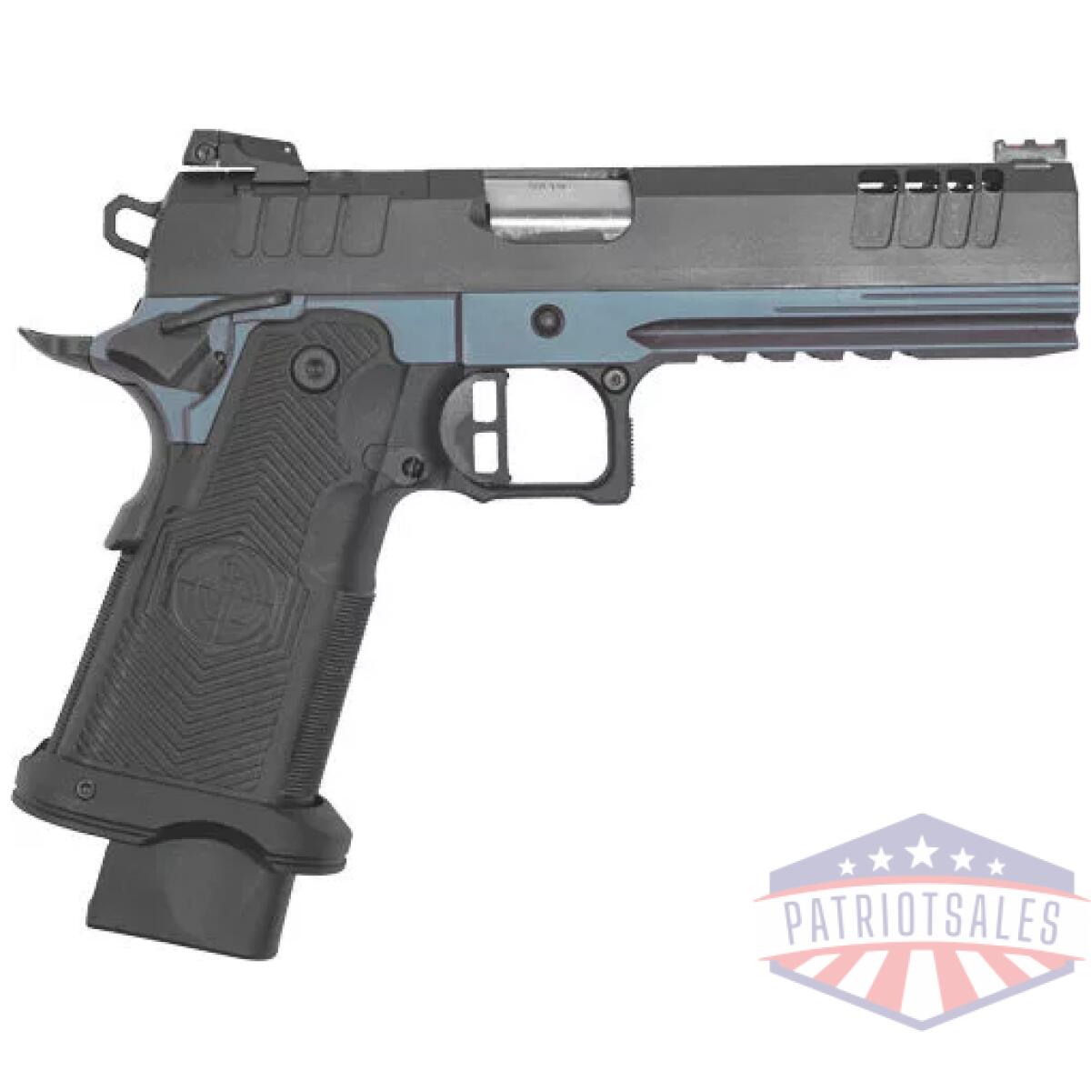 G1911ds9fssblu - glfa 1911ds synergy 9mm 5" 20 - shot blk slide titanium frame - g1911ds9fssblu