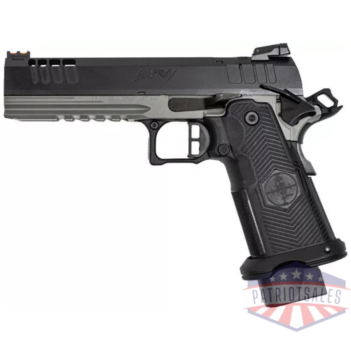 G1911ds9fsssrk_left - glfa 1911ds synergy 9mm 5" 20 - rds blk slide bull shark frame - g1911ds9fsssrk left