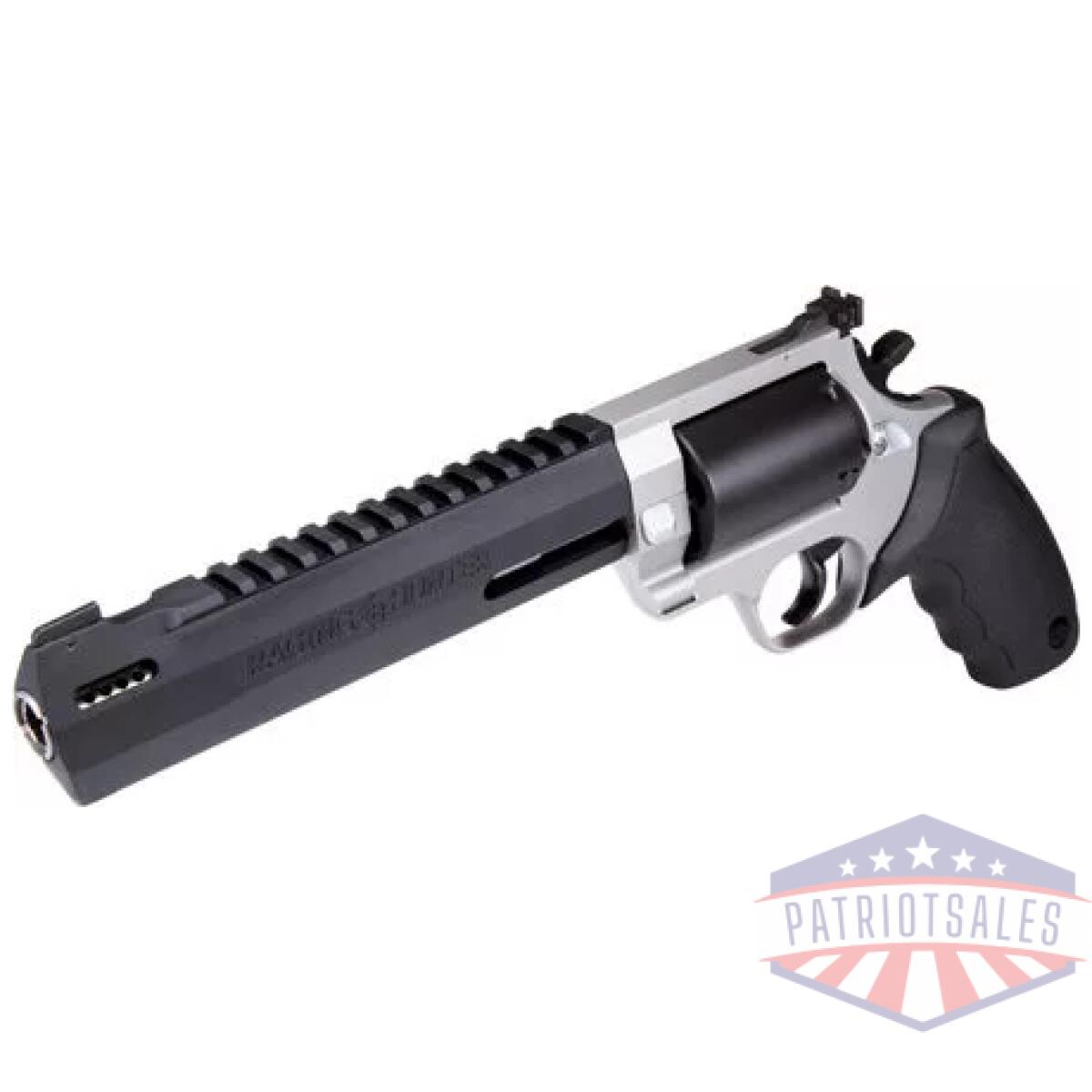 G2500085rh_frt-left-angle - taurus raging hunter 500s&w - 8 3/8" 5-shot two-tone - g2500085rh frt left angle