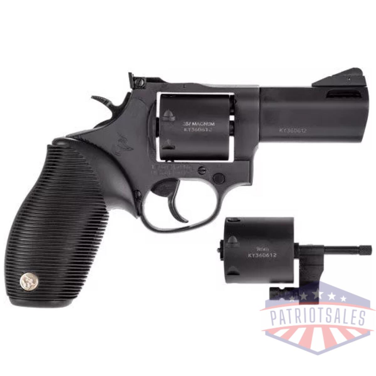 G2692031 - taurus 692 38/357/9mm 3. " adj. - 7-shot ported matte blk ribber - g2692031
