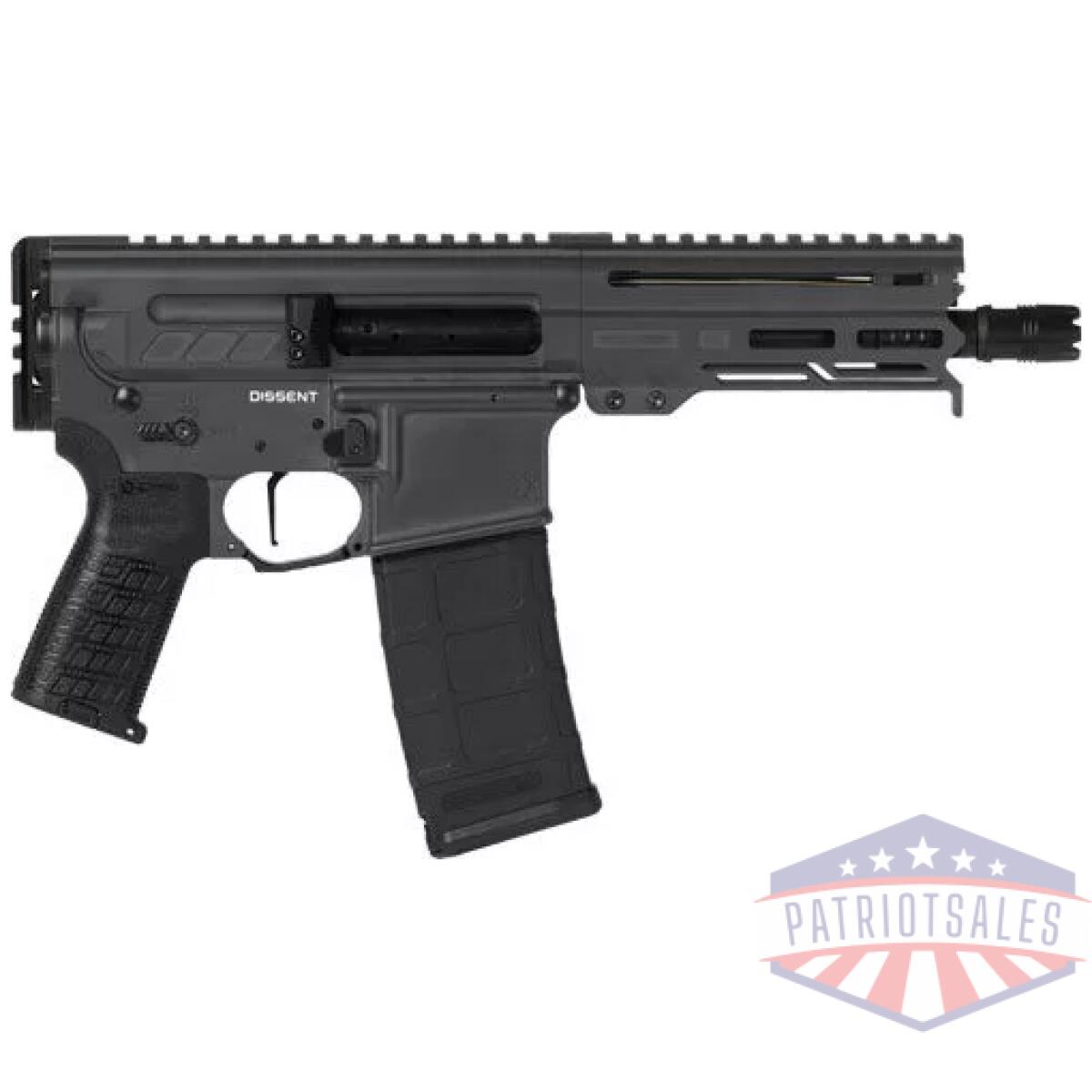 G30a0e33sg - cmmg pistol dissent mk4 300aac - 6. 5" 30rd sniper grey - g30a0e33sg