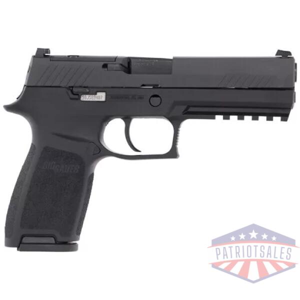 SIG P320 9MM 4.7" SIGLITE - STRIKER OR (2)10RD BLACK STEEL