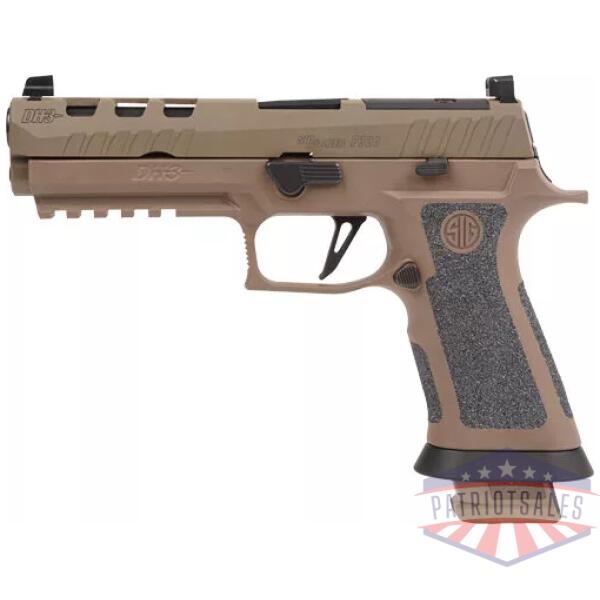 SIG P320 XFIVE DH3 9MM 5" OR - XRAY-3 (3)21RD AXG GRIP COYOTE