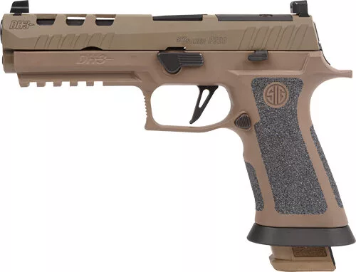 SIG P320 XFIVE DH3 9MM 5" OR - XRAY-3 (3)21RD AXG GRIP COYOTE