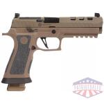 sig p320 xfive dh3 9mm 5" or - xray-3 (3)21rd axg grip coyote