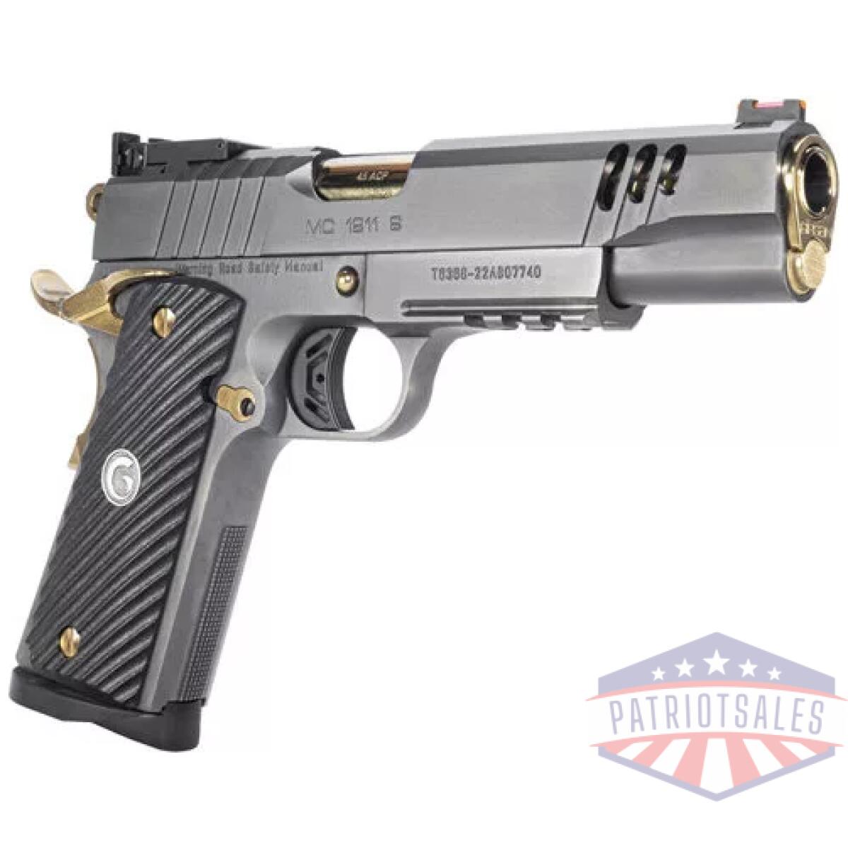 G390199_angle - girsan mc1911 negotiator 45acp - match titanium/gold 8rd talo - g390199 angle