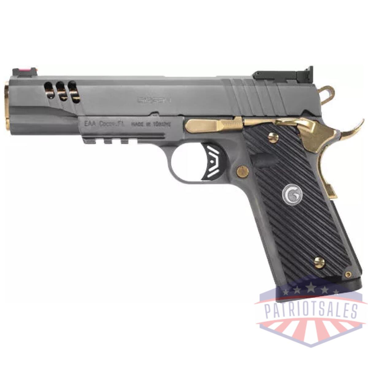 G390199_left_1 - girsan mc1911 negotiator 45acp - match titanium/gold 8rd talo - g390199 left 1