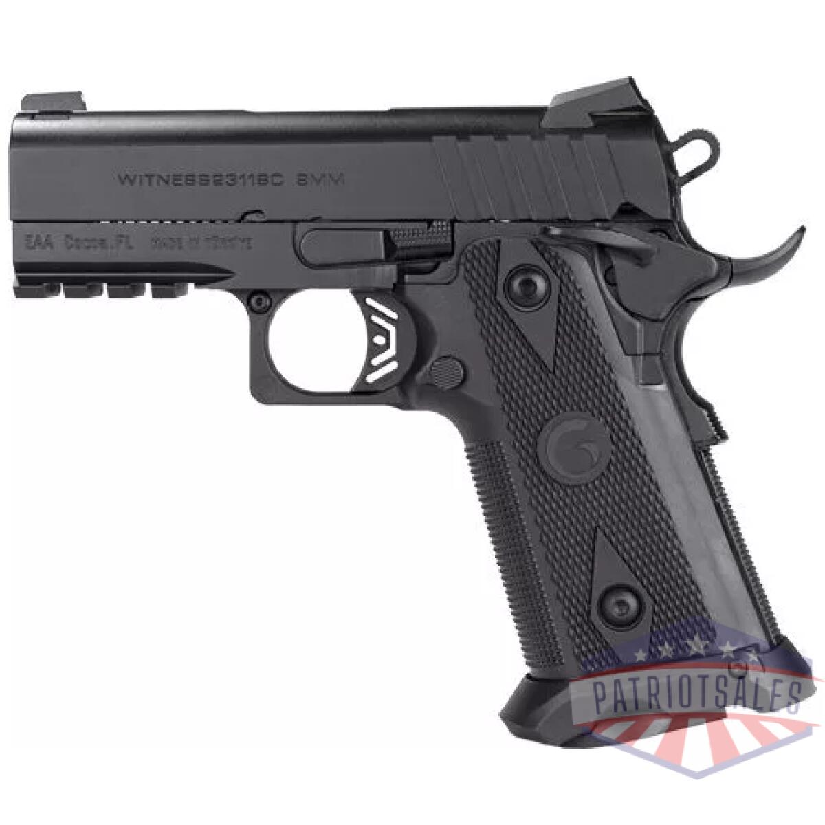 G395035_left - girsan witness 2311 brat 9mm - officer bull bbl 17rd blk - g395035 left