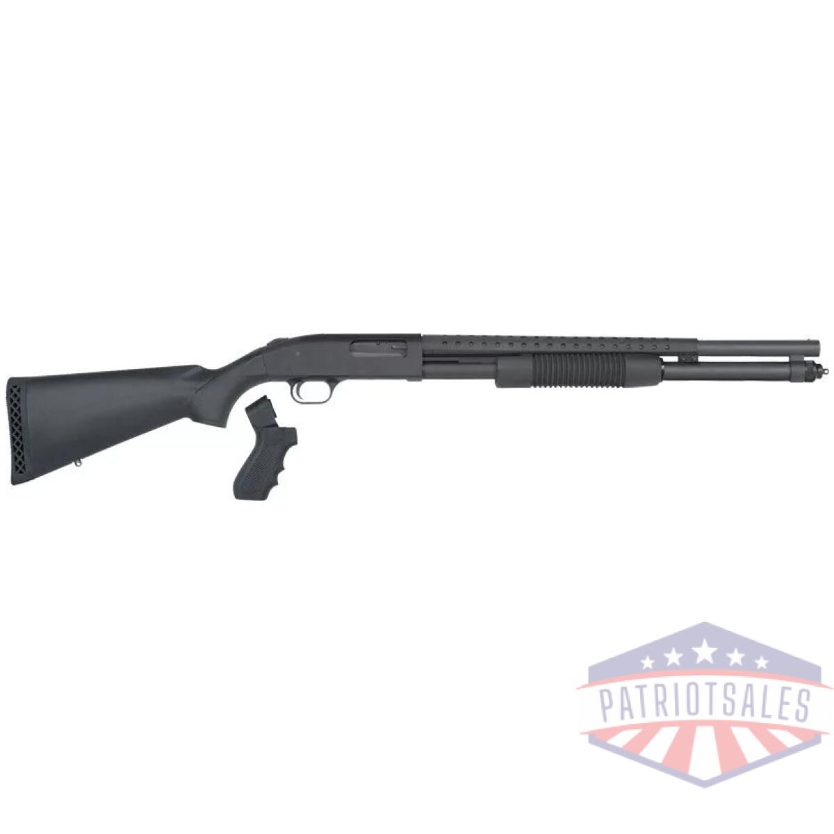 G50694 - mossberg 590 persuader 12ga 3" - 20" 9rd blued syn pistol grip - g50694