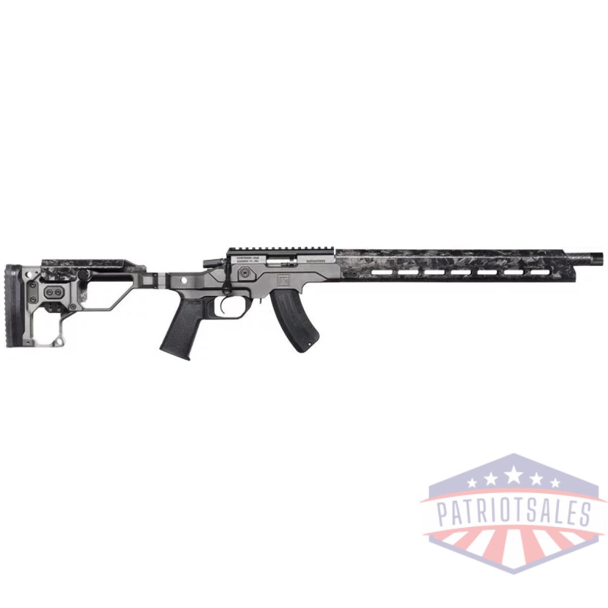 G8011202700 - christensen mpr rimfre 22wmr - 16" cf/chassis tungst adj fldg - g8011202700