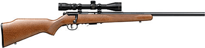 SAVAGE 93R17-GVXP 17HMR 21"HB - W/3-9X40 ACCU TGR BLUED/H-WOOD