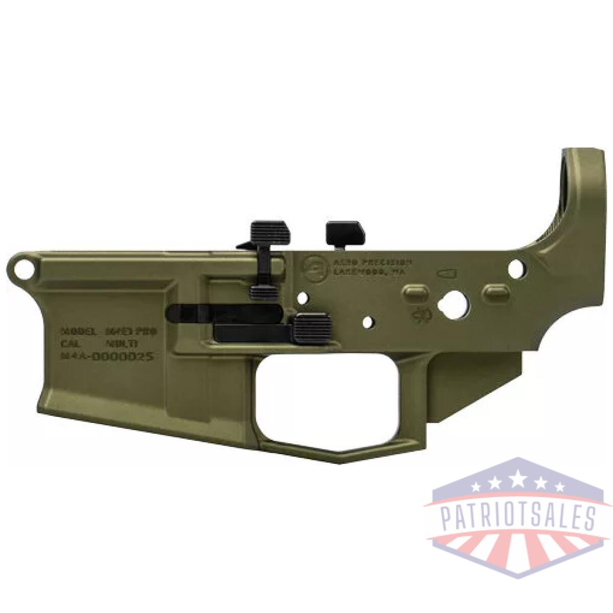 Gapar600031ac-1 - aero precision m4e1 pro lower - receiver od green anodized - gapar600031ac 1