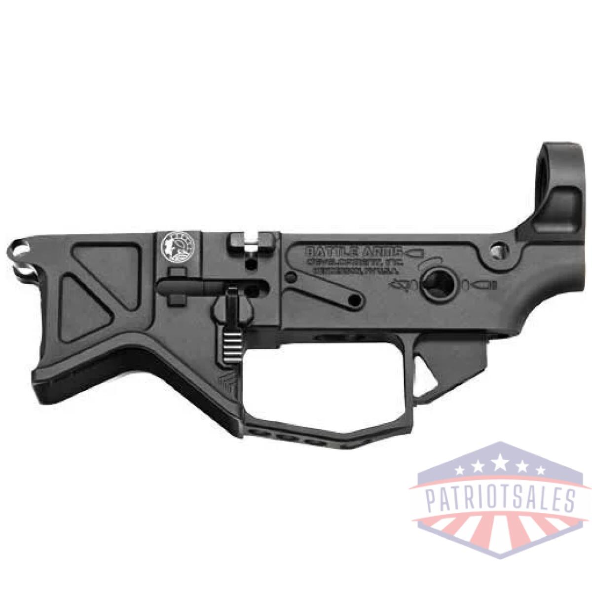 Gbad556lrambi - battle arms ar-15 lightweight - lower receiver billet black - gbad556lrambi