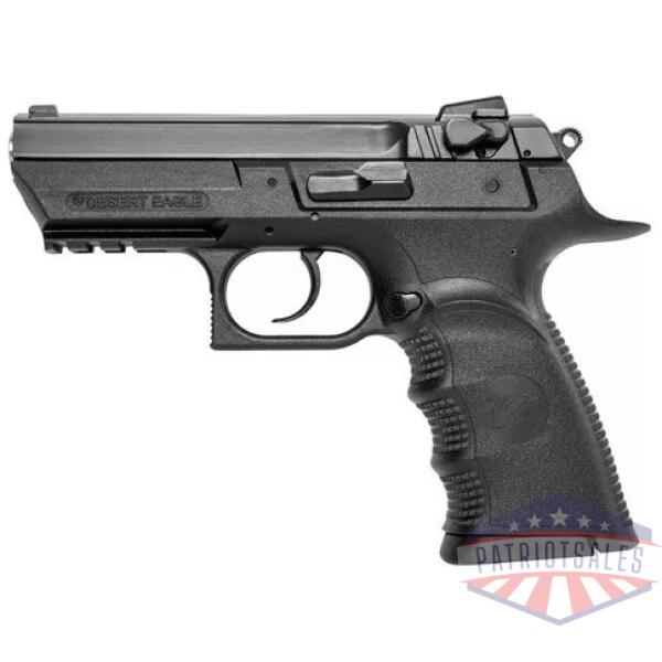 DESERT EAGLE BABY III 9MM - 15RD. MIDSIZE BLK POLY W/RAIL
