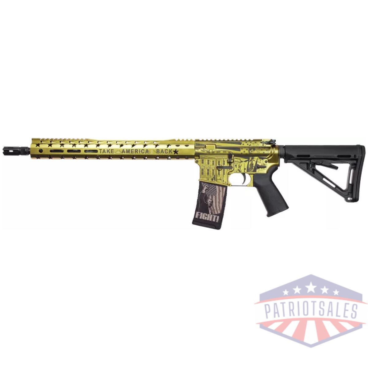 Gbro24111202g_left - black rain spec15 trump fx - ltd. Edition 5. 56 gold 30rd - gbro24111202g left