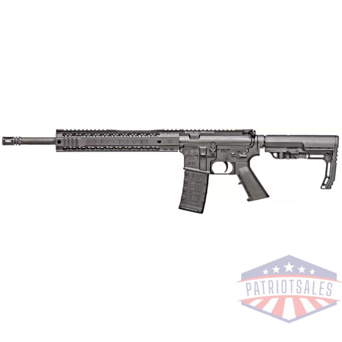 Gbrospec15_left - black rain spec15 5. 56 rifle - 16" anodized black 30rd - gbrospec15 left