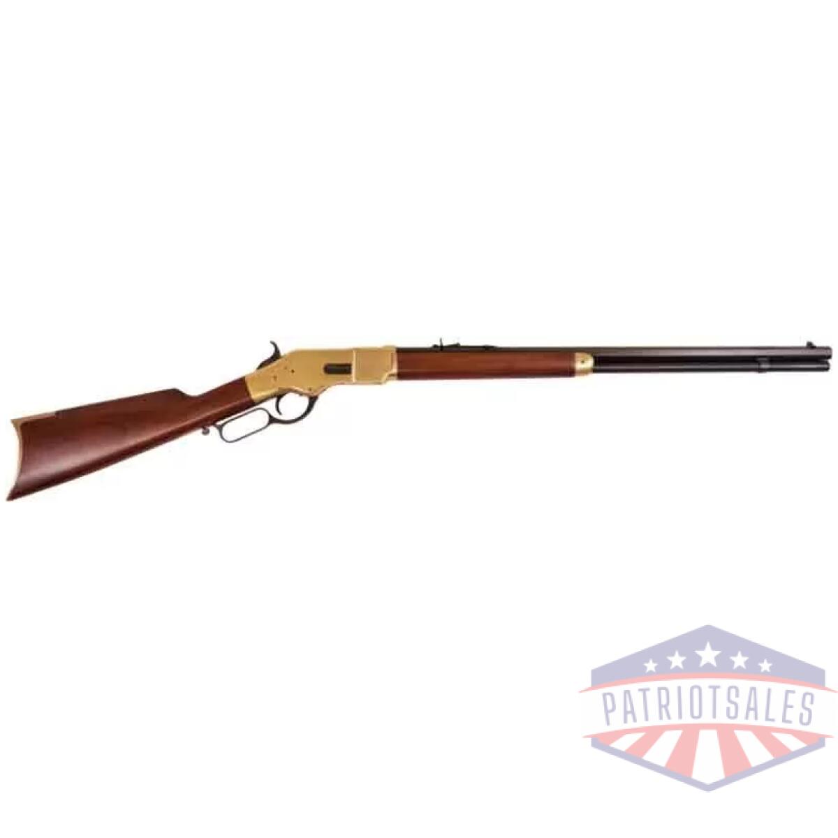 Gca229 - cimarron 1866 yellowboy 45lc - 24" octagon brass/blued walnut - gca229