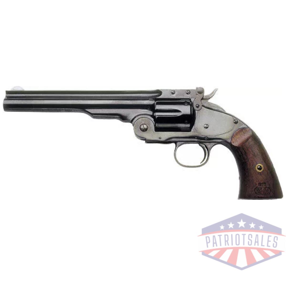 Gca850_1-1 - cimarron no. 3 schofield 45lc - 7" fs blued walnut - gca850 1 1