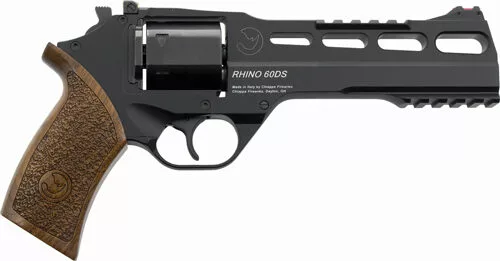 CHIAPPA RHINO 60SA 9MM - 6" ADJ. SIGHT BLACK/WALNUT