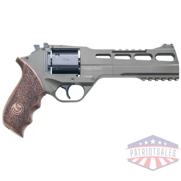 CHIAPPA RHINO 60SA 357MAG - 6" ADJ. SIGHT ODG/WALNUT