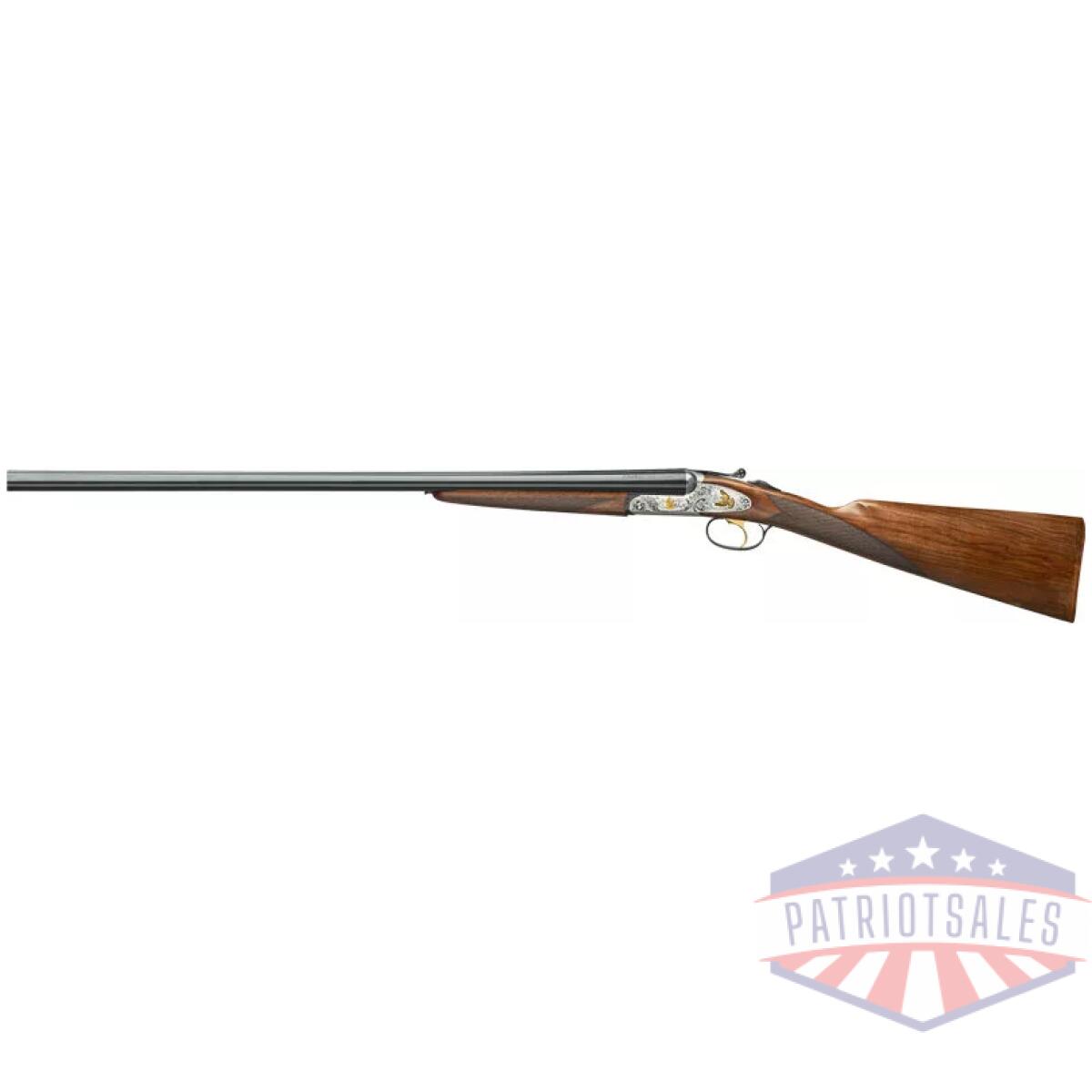 Gfrissl2828_left - fair iside select sxs 28ga 3" - 28" wood/blued sngle trig ejec - gfrissl2828 left