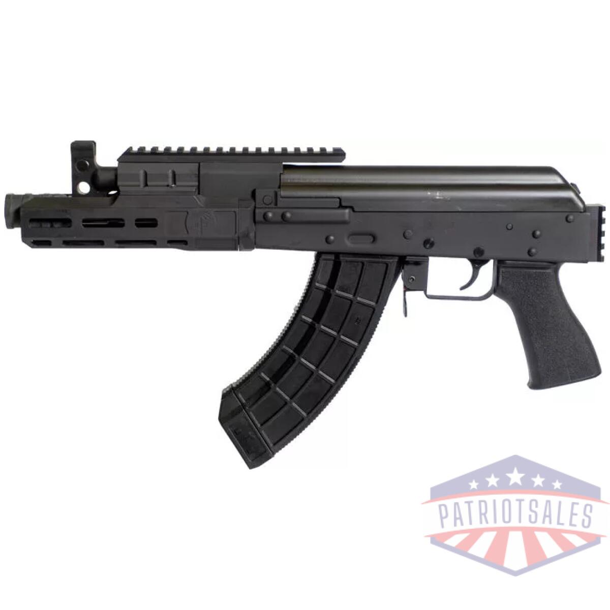 Ghg8000n_left - century arms draco tactical - 7. 62x39 pistol black matte - ghg8000n left