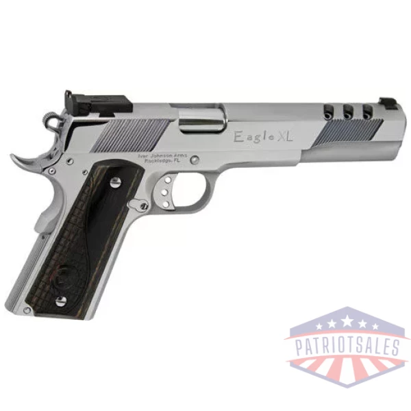 IVER JOHNSON EAGLE XL PORTED - 10MM 6" ADJ POLISHED CHROME