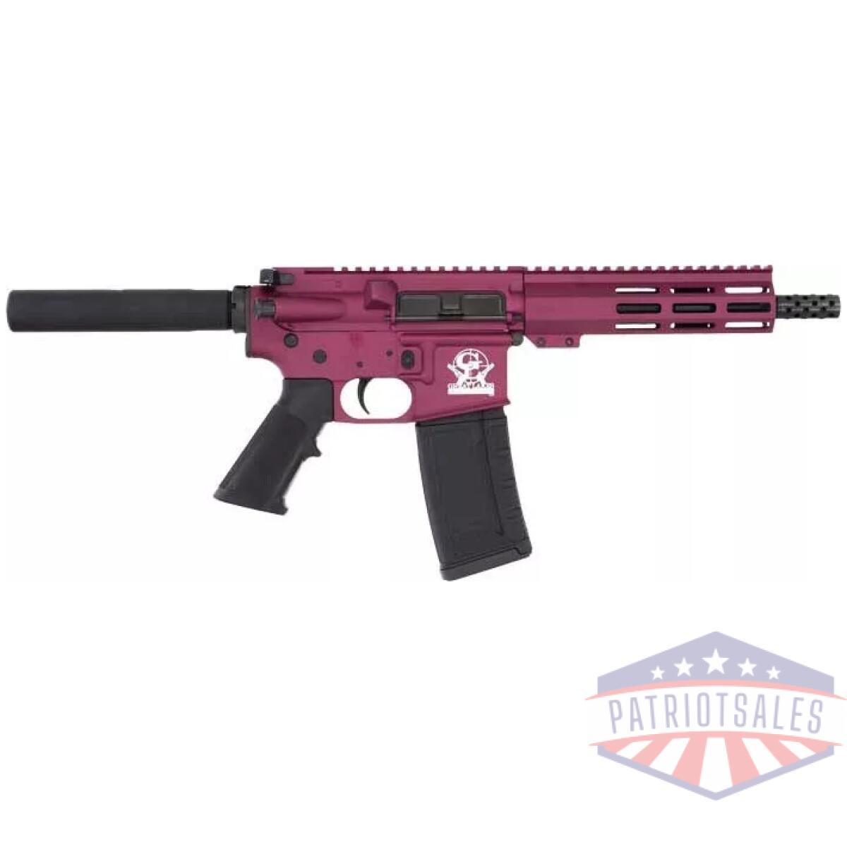 Glfa ar15 pistol 223 wylde - 7. 5" nitride barrel blk cherry - image 1