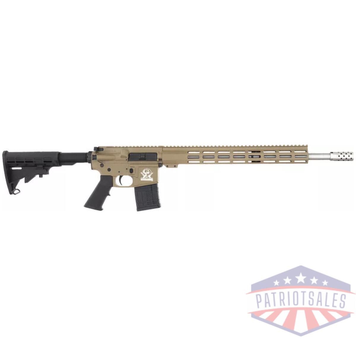 Gl15450ssfde - glfa ar15 450 bushmaster - 18" s/s bbl flat dark earth - gl15450ssfde