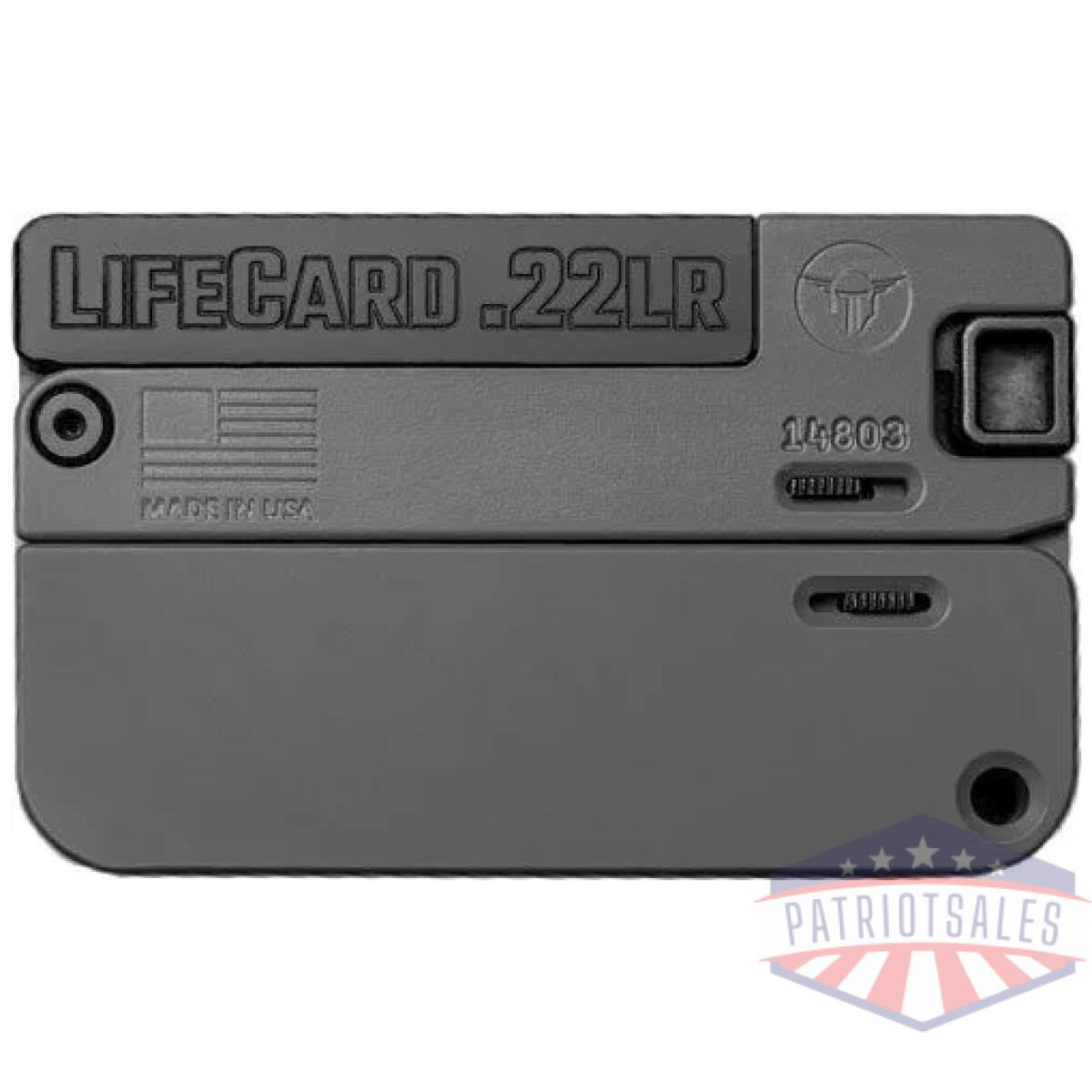 Glc2lrcb - trailblazer lifecard 22wmr - single shot w/22lr bbl blk - glc2lrcb