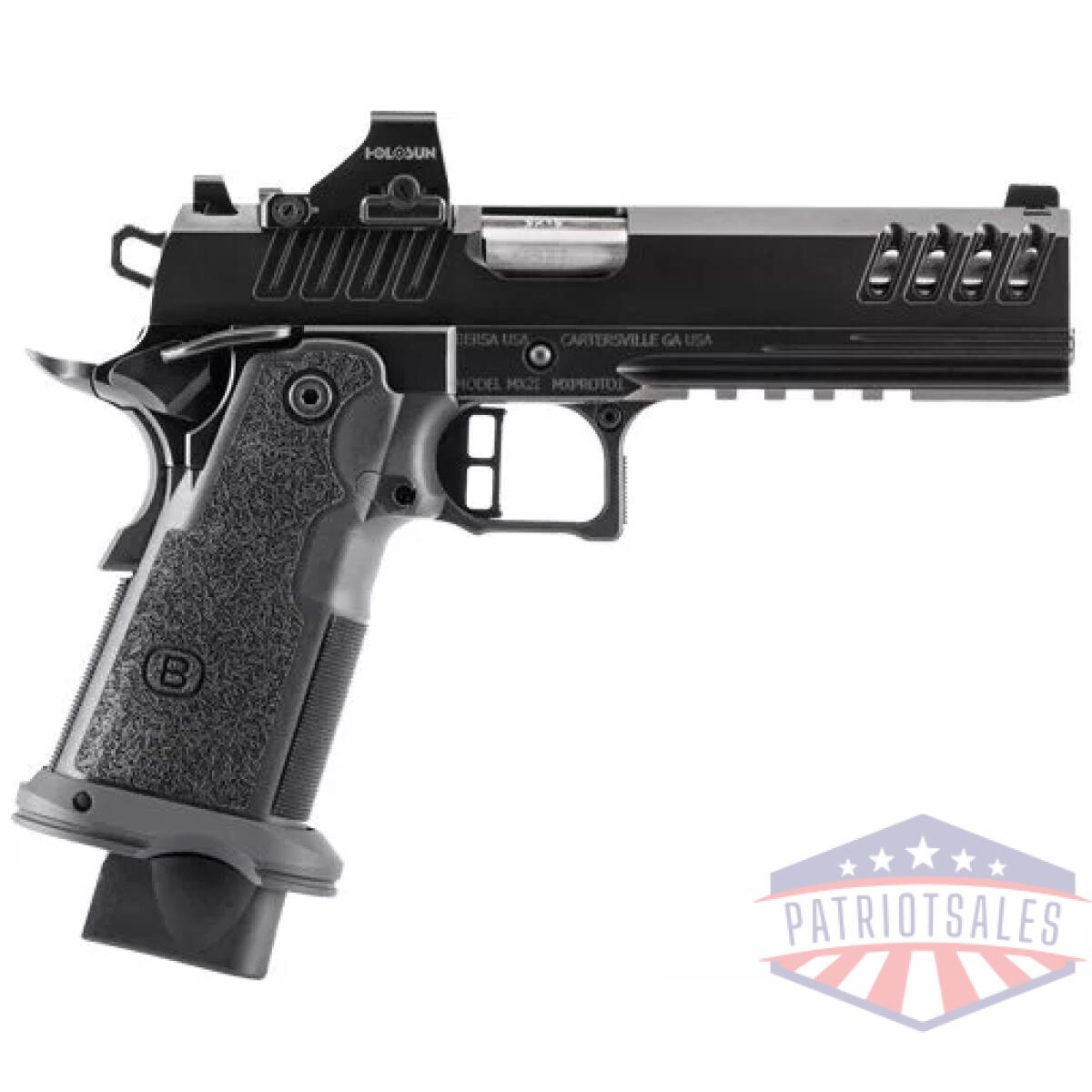 Gm2xio5bbfn - bersa m2xi 1911 9mm - 5" bbl 18/22rd ord black - gm2xio5bbfn