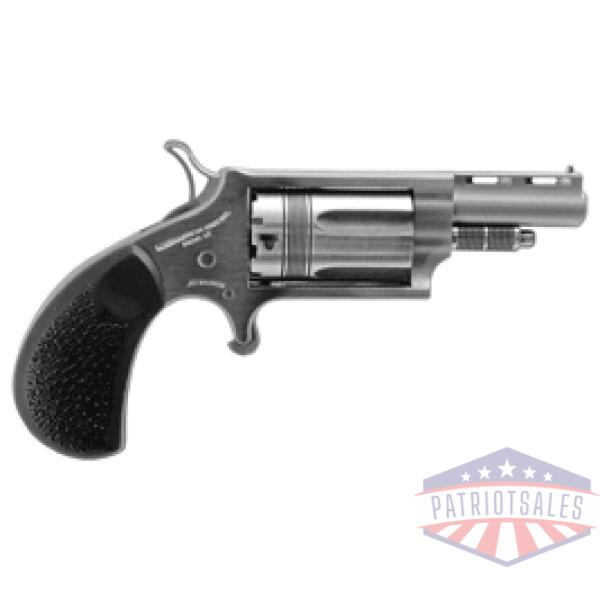 NAA MINI-REVOLVER "WASP" 22WMR - 1-5/8" S/S MATTE BLACK RUBBER