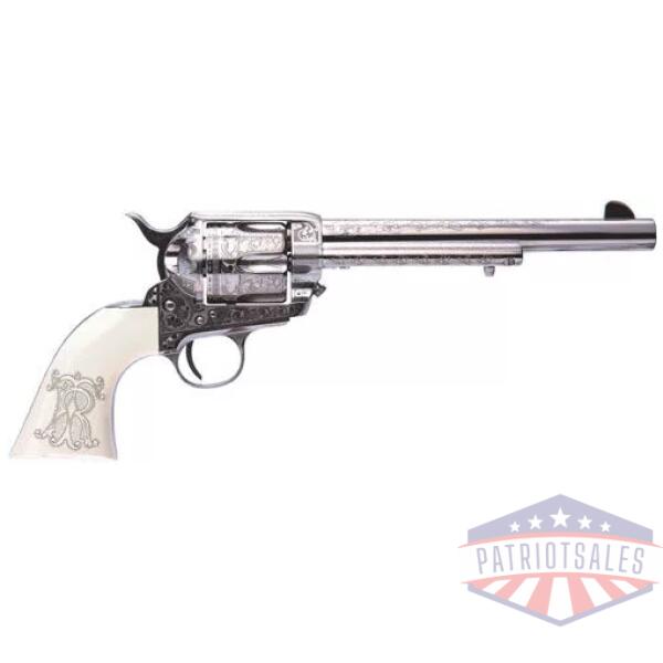 CIMARRON TEDDY ROOSEVELT VER.2 - 45LC FS 7.5" ENG. POLY IVORY