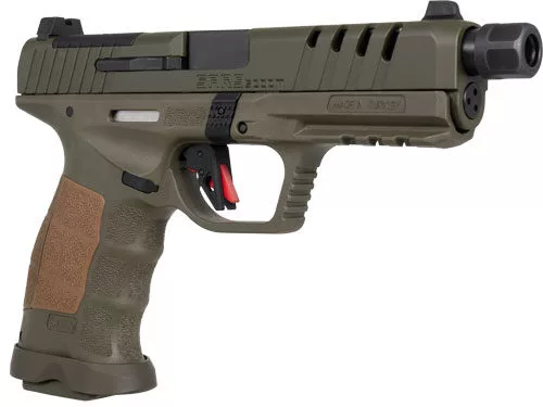 SAR USA SAR9 SOCOM 9MM - 5.2" BBL 17/21 RD MAG SF GREEN