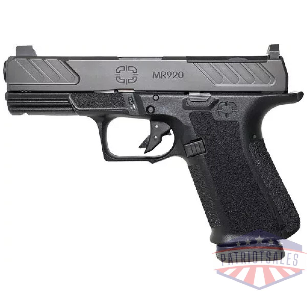 Gss1306_left - shadow systems mr920 9mm - foundation optic cut black - gss1306 left