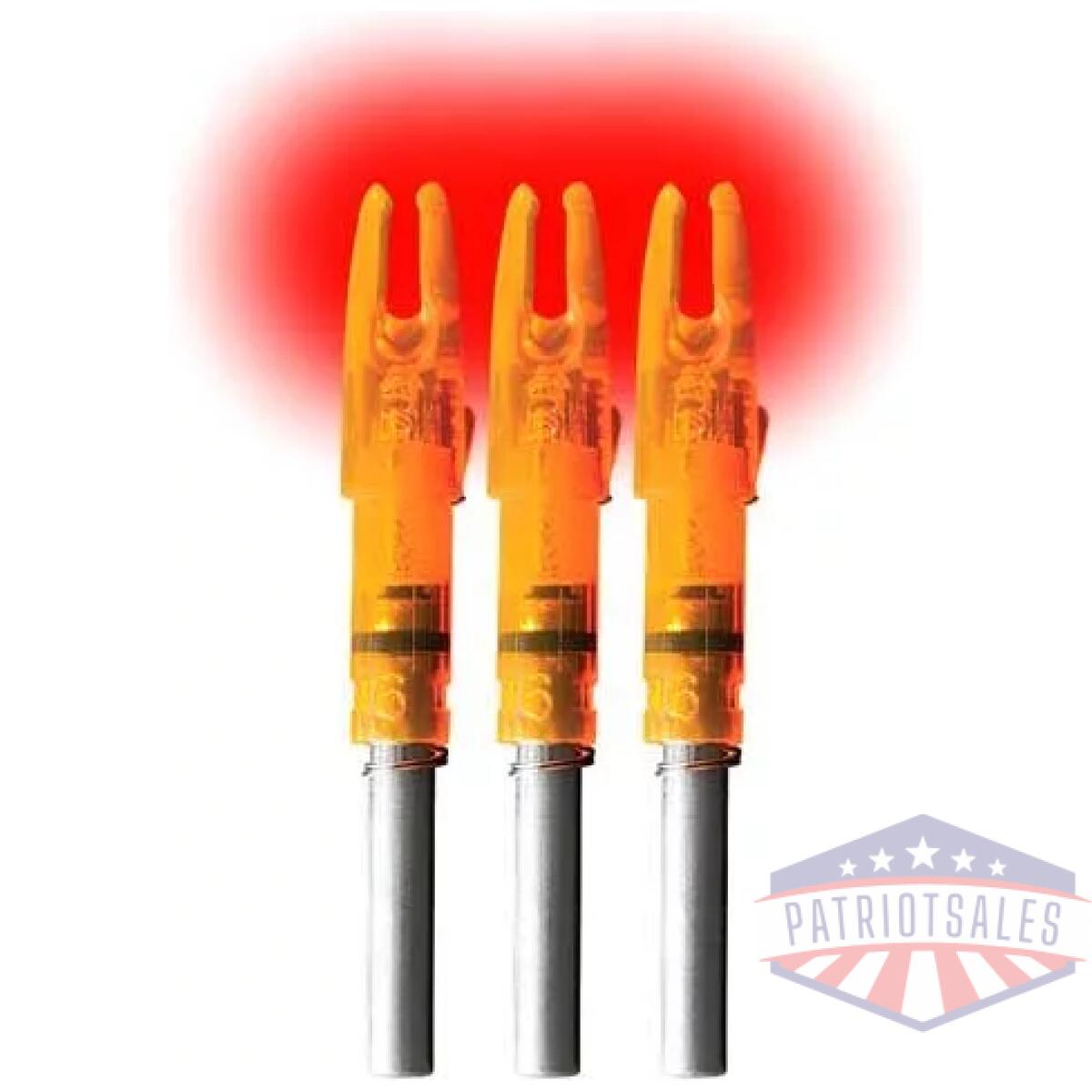 Gt3_1_1 - lumenok lighted nock - gt-series hd orange 3pk - gt3 1 1