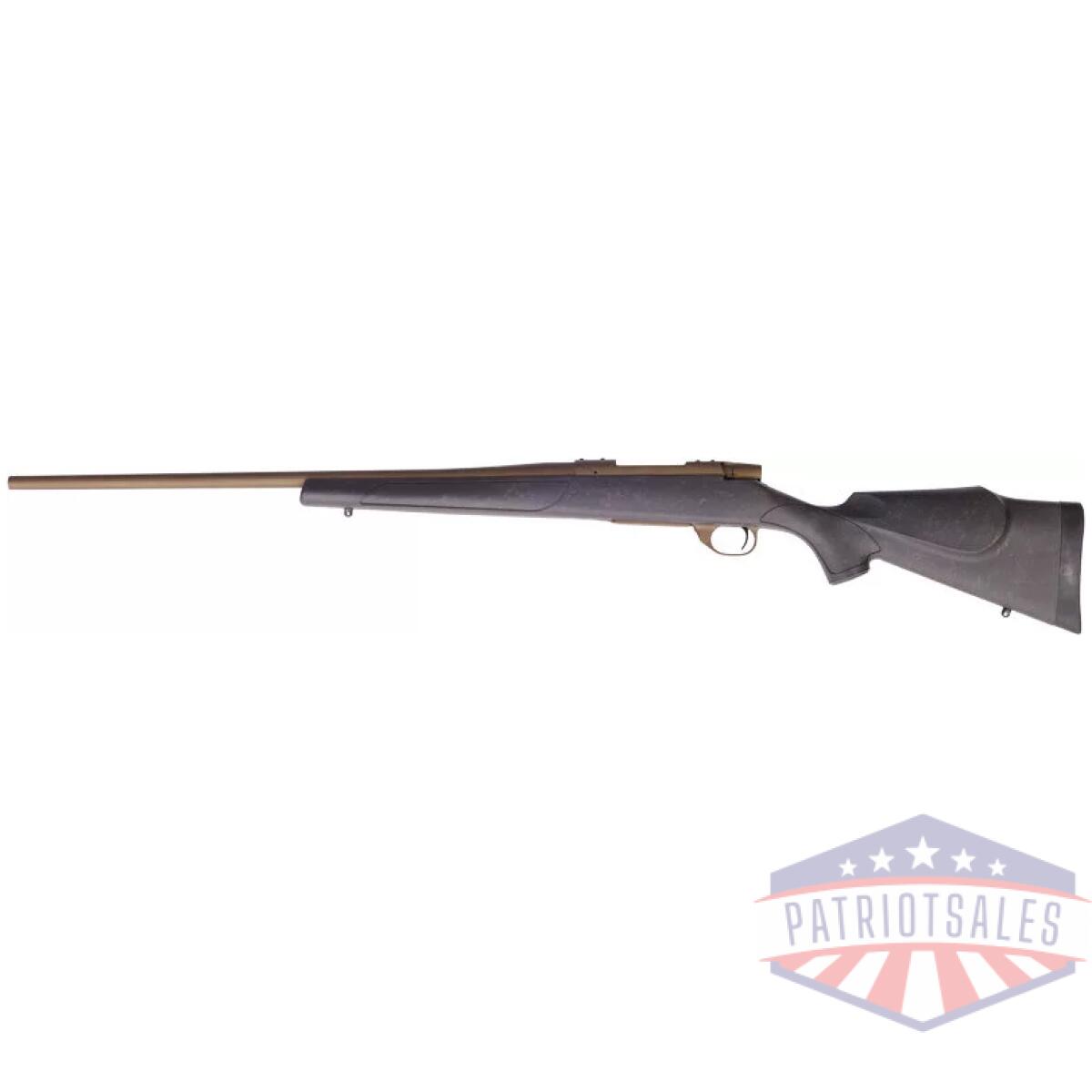 Gvwb256rr4t_left - weatherby vanguard weathrguard - 25-06rem 24" bronze/black poly - gvwb256rr4t left